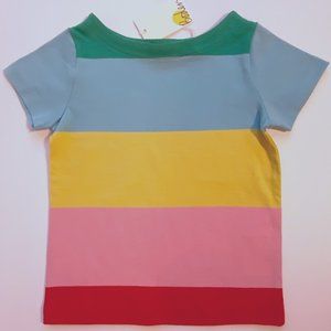 NWT Mini Boden Bold Stripe T-Shirt, 2/3Y